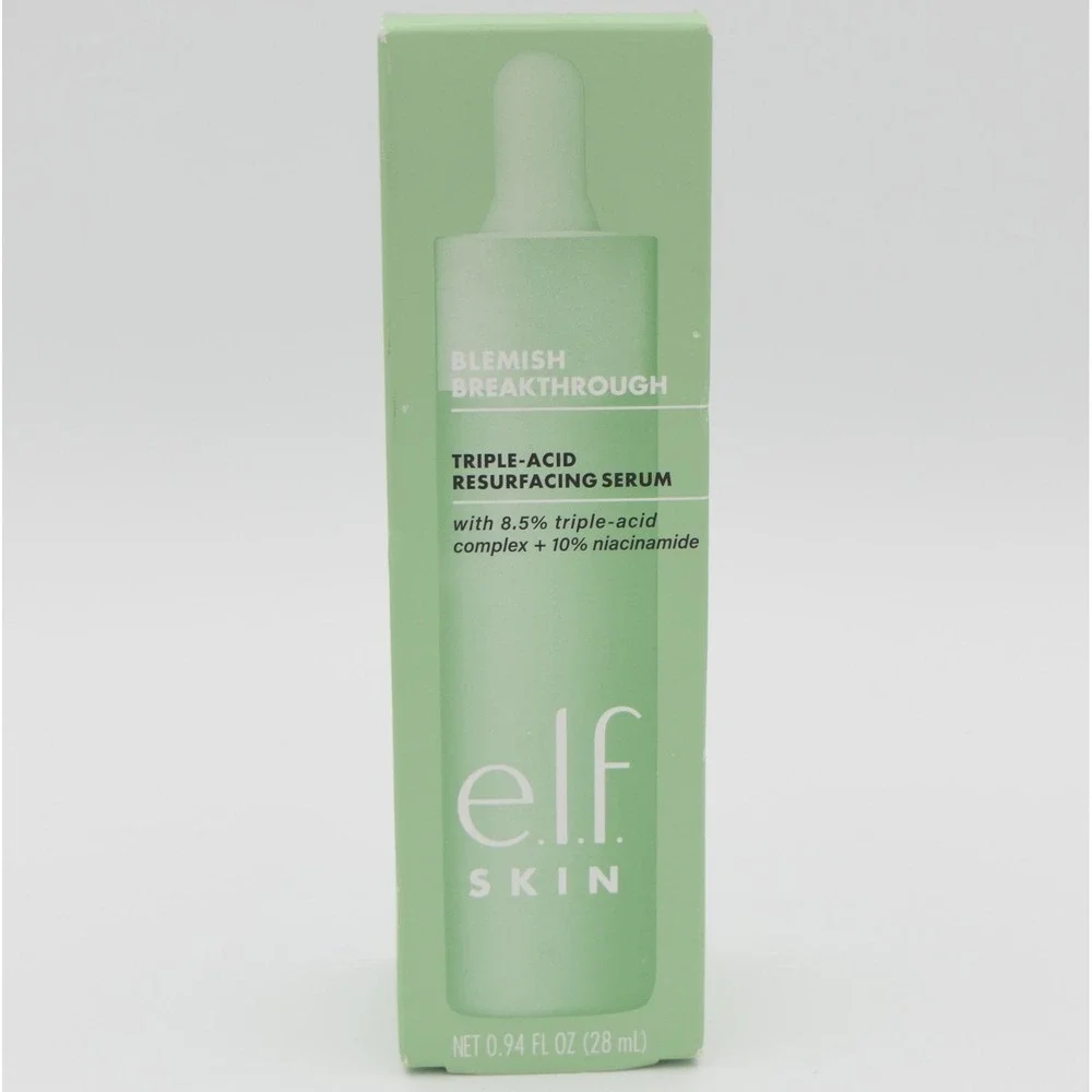 E.L.F. Skin Blemish Breakthrough Triple-Acid Resurfacing Serum 0.94 oz ELF